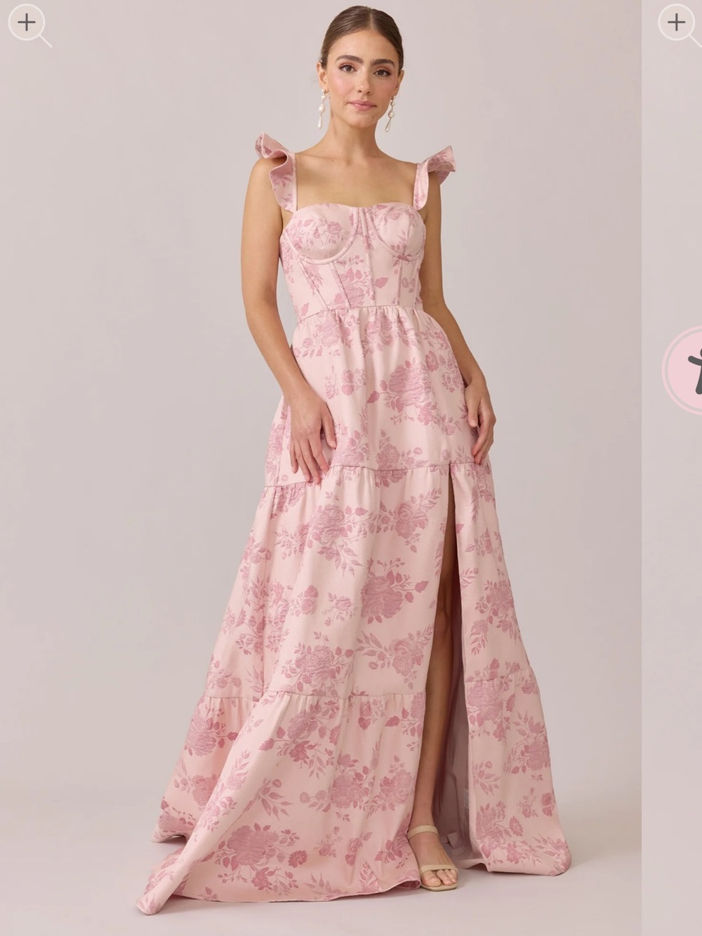 Revelry Violet Jacquard Dress